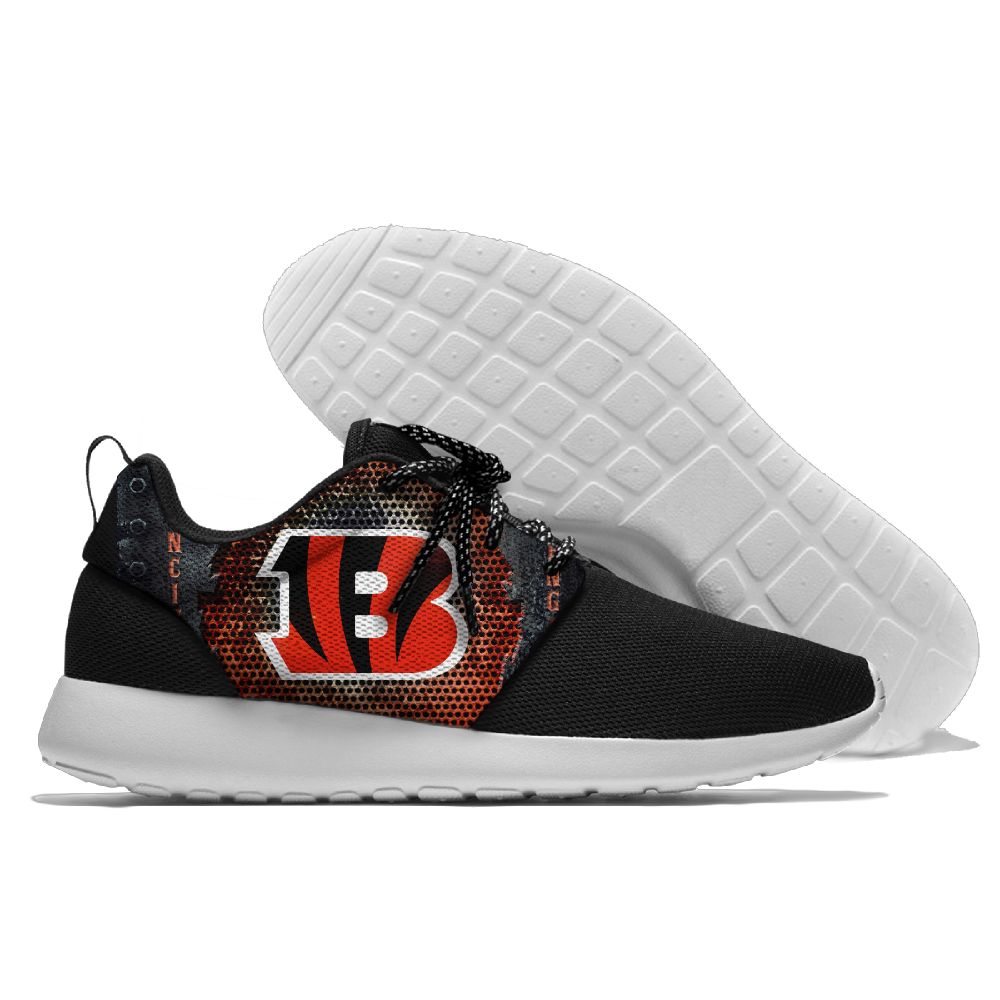 Men's NFL Cincinnati Bengals Roshe Style Lightweight Running Shoes 003 - Click Image to Close